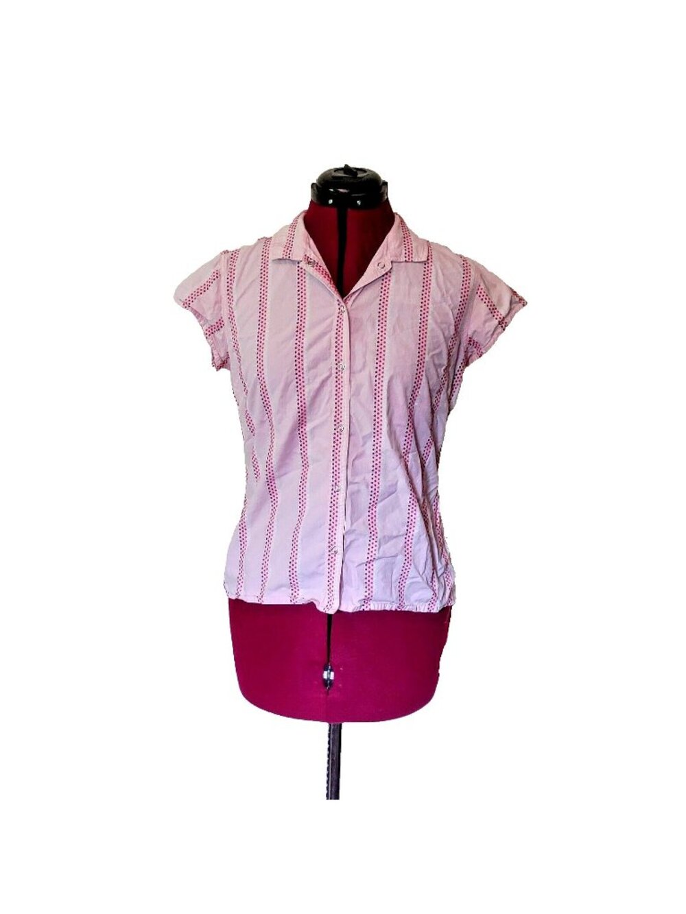 The North Face A5 Series Shirt M Women Medium Multicolor Snap Front Outdoor Hike